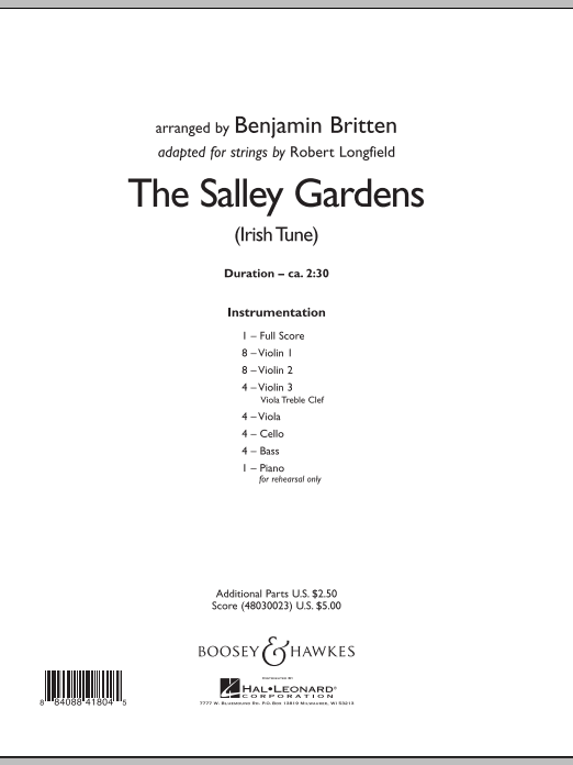 salley gardens britten pdf